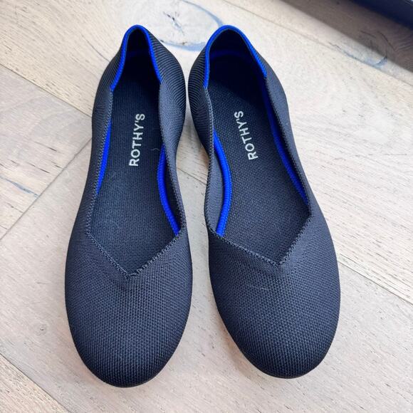 Rothy's The Flat Black Solid Size 10 - Picture 2 of 8